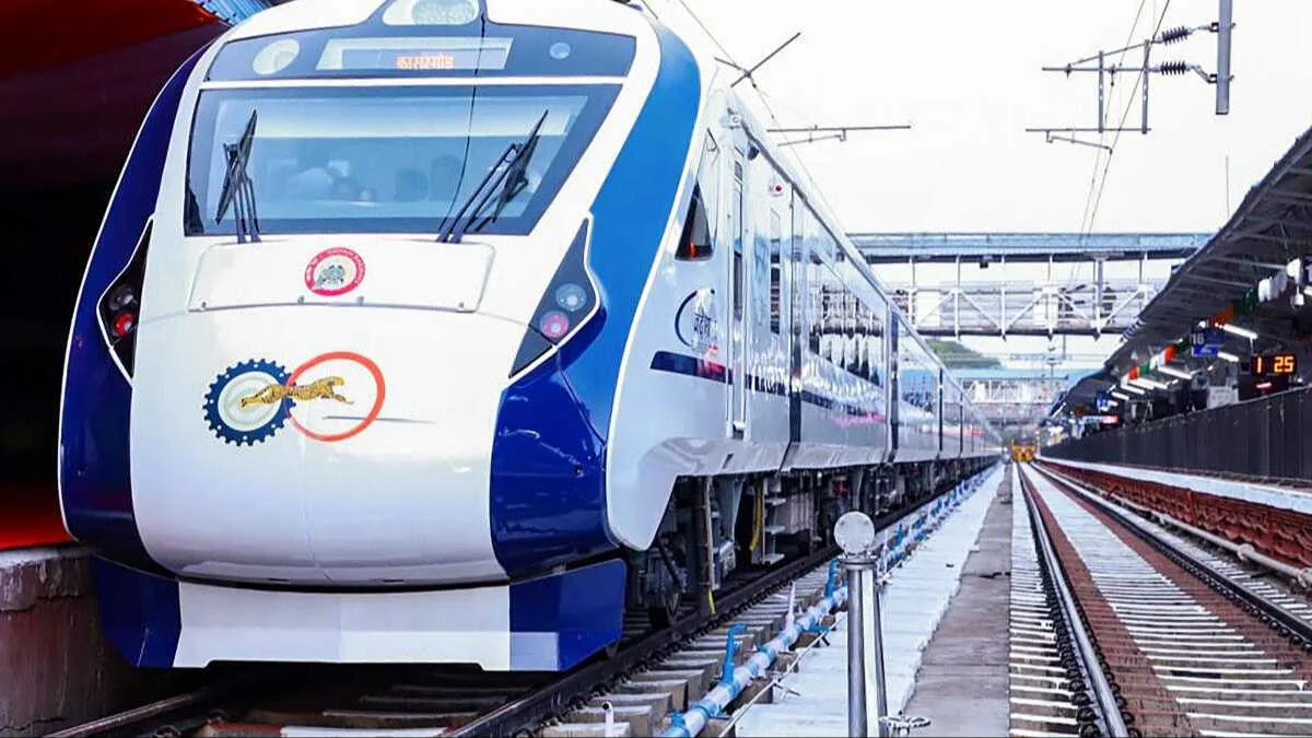 white vande bharat express train