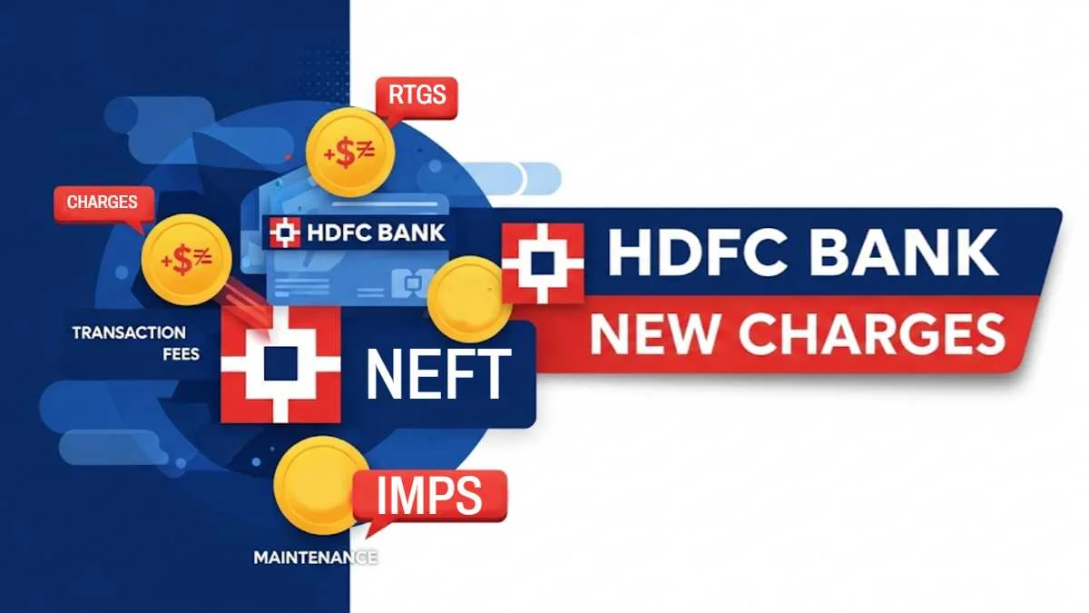 hdfc bank new charges